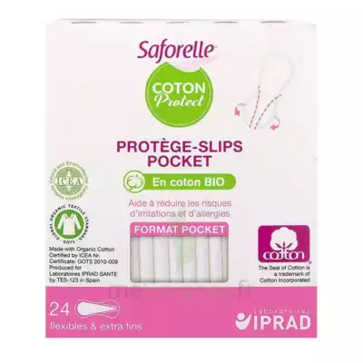 Saforelle Coton Protect Protège-slip Pocket B/24 à Harly
