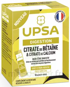 Upsa Citrate De Bétaïne & Citrate De Calcium Poudre 10 Sachets à Harly