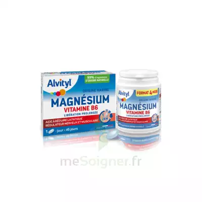 Alvityl Magnésium Vitamine B6 Libération Prolongée Comprimés Lp B/45 à Harly
